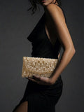 Crossbody evening bag With sparkling stones and beads ZS-7