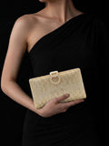 crossbody evening bag Charmingly elegant with a circular lock ZS-9
