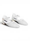 sandal flat Leather with mesh SF-64