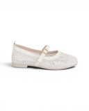 Ballerina flat Leather Tulle BF-810