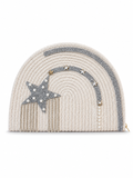 Handbags raffia With a sparkling star and pearl details ZK-1