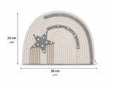 Handbags raffia With a sparkling star and pearl details ZK-1