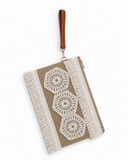 Handbags clutch Decorated with crochet ZT-4