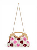 Handbag Wood And Fabric ZS-14