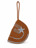 Handbags raffia With a sparkling star and pearl details ZK-1