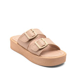 Slipper Flat Leather V-54