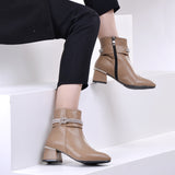 BOOT HEELS LEATHER  -R-5