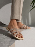 Slipper Flat Diamond Stylish SL-225