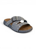 Slippers Fabric Flat With Buckle SL-219