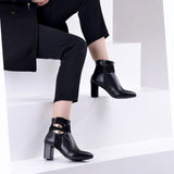 BOOT HEELS LEATHER -R-4