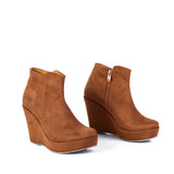 Suede Heel Boot BW-10