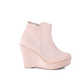 Suede Heel Boot BW-10
