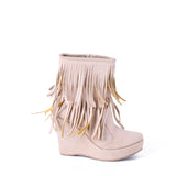 BOOT Mid HEELS SUEDE - BW-12