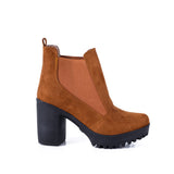 BOOT HEELS SUEDE - R-13