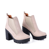 BOOT HEELS SUEDE - R-13