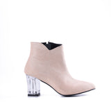 BOOT HEELS SUEDE - R-8