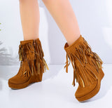 BOOT Mid HEELS SUEDE - BW-12