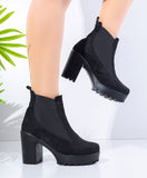 BOOT HEELS SUEDE - R-13