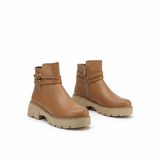 Ankle Boot Flat Leather Stylish G-64