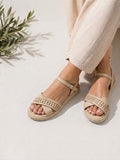 sandals flat leather Uniquely styled SF-63