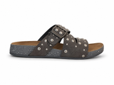 Slippers Fabric Flat With Buckle SL-219