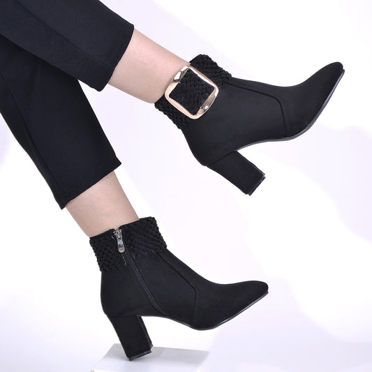 BOOT HEELS Suede R-7