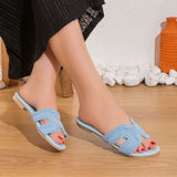 Slipper Flat Fabric Elegant SL-196