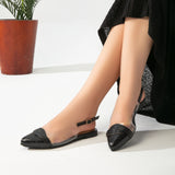 Mules Flat Leather pointed  SB-22