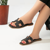 Slipper Flat Leather Elegant SL-211