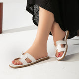 Slipper Flat Leather Elegant SL-211