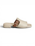Slippers Leather Elegant With Buckle - SL-218