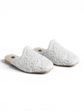 Mules Flat Burlap Elegant SB-705