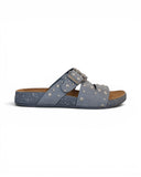 Slippers Fabric Flat With Buckle SL-219