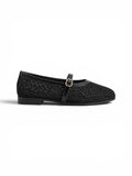 Ballerina flat Leather mesh BF-812