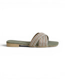Slipper Flat Diamond Distinctive Letter X SL-228