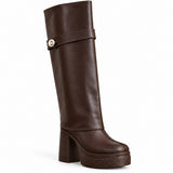 Long Boot High Heel Leather LB-44
