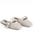 Mules Leather With Buckle Elegant SB-704