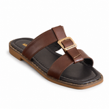 Slippers Flat Women's with buckle SL-264
