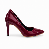 Shoes Heels Leather Glossy Unique GZ-906