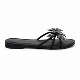 Slipper Flat Leather With Butterfly SL-253