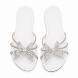 Slipper Flat Leather With Butterfly SL-253