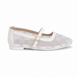 Ballerina Mesh With Leather Emroided With Buckle BF-818