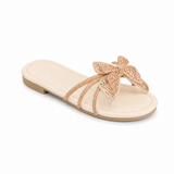 Slipper Flat Leather With Butterfly SL-253