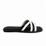 Slipper Flat Leather With Many Straps SL-260