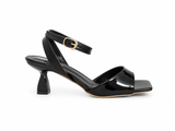 Sandal Heels Leather Glossy Elegant SN-819