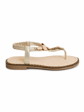 Sandal Flat Leather With Accessories SF-66