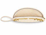 Handbags raffia Decorated with gold pieces ZK-7