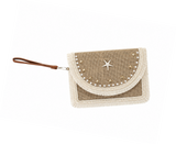 Handbags clutch Made of burlap for women ZT-12