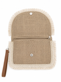 Handbags clutch Made of burlap for women ZT-12
