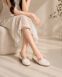 Ballerina flat fabric Dentelle elegant BF-814